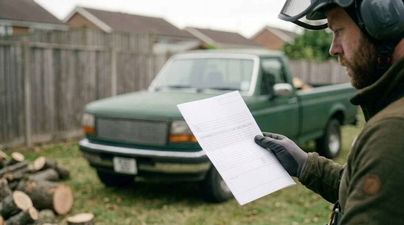 A Certificate of Insurance is often requested before commercial tree work begins